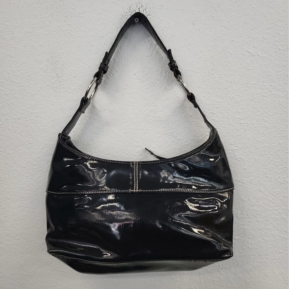 Y2K Kenneth Cole Reaction Faux Leather Shoulder Bag
